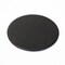Dacasso Black Leatherette Round Coaster with Thin Metal Core AG-1354 - alternate 1